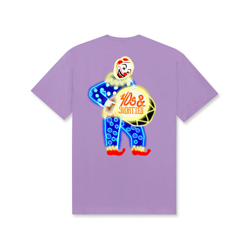 40s&Shorties(フォーティスアンドショーティース)/ Clowning Tee -2.COLOR-(ORCHID)