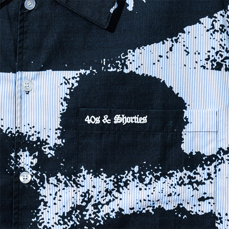 40s&Shorties(フォーティスアンドショーティース)/ Lips Shirt -BLACK-