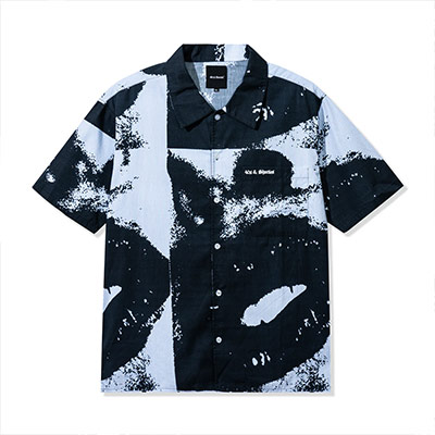 40s&Shorties(フォーティスアンドショーティース)/ Lips Shirt -BLACK-