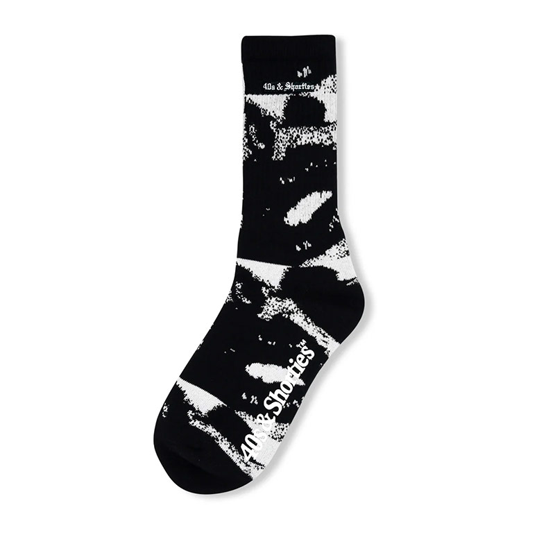 40s&Shorties(フォーティスアンドショーティース)/ Lips Sock -BLACK-
