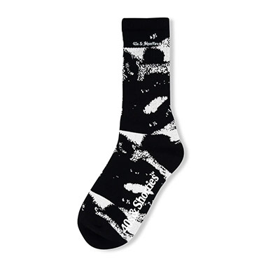 40s&Shorties(フォーティスアンドショーティース)/ Lips Sock -BLACK-