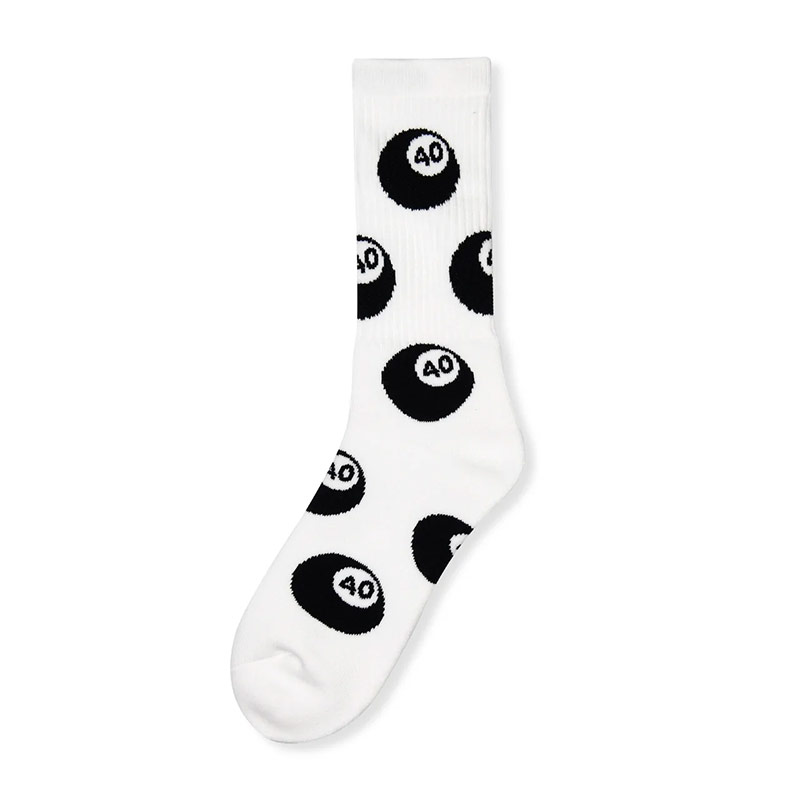 40s&Shorties(フォーティスアンドショーティース)/ 40 Ball Sock -WHITE-