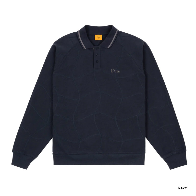 Dime MTL(ダイム)/ Wave Rugby Sweater -2.COLOR-
