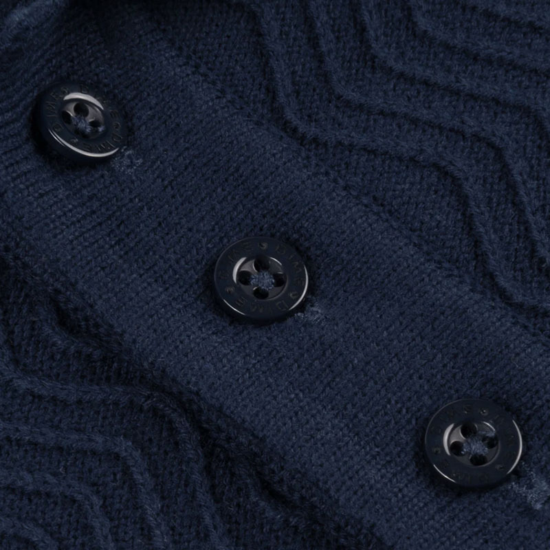 Dime MTL(ダイム)/ Wave Cable Knit Polo -2.COLOR-
