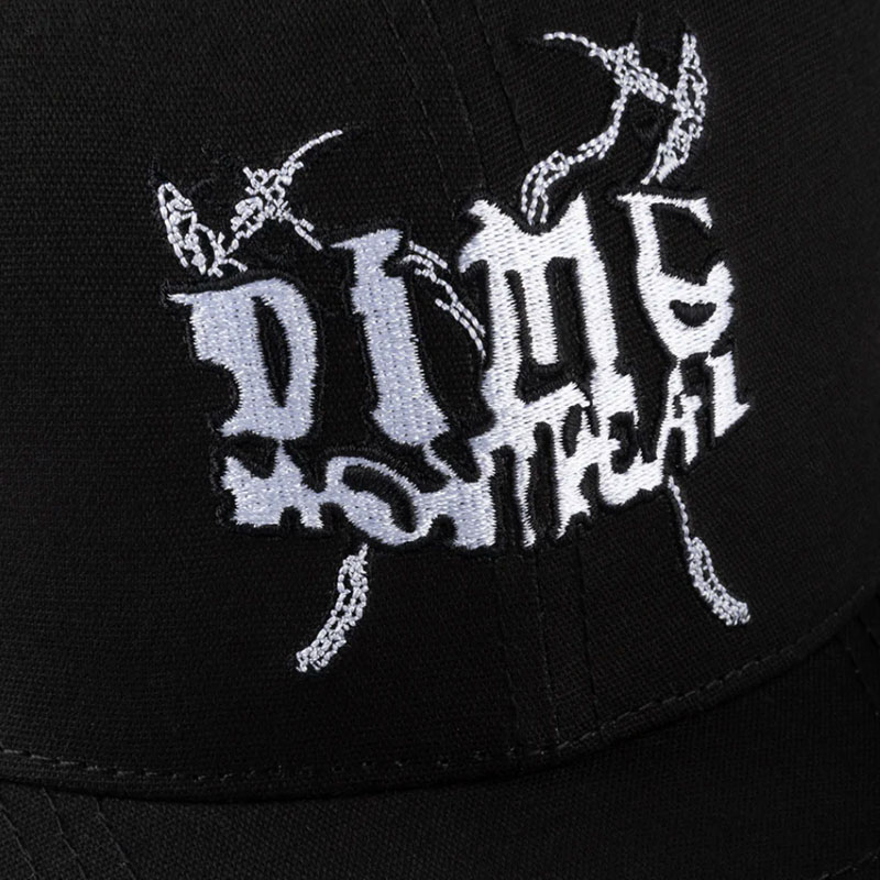 Dime MTL(ダイム)/ Axe Full Fit Cap -BLACK-