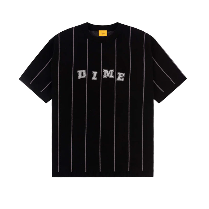 Dime MTL(ダイム)/ Striped SS Knit -2.COLOR-(BLACK)