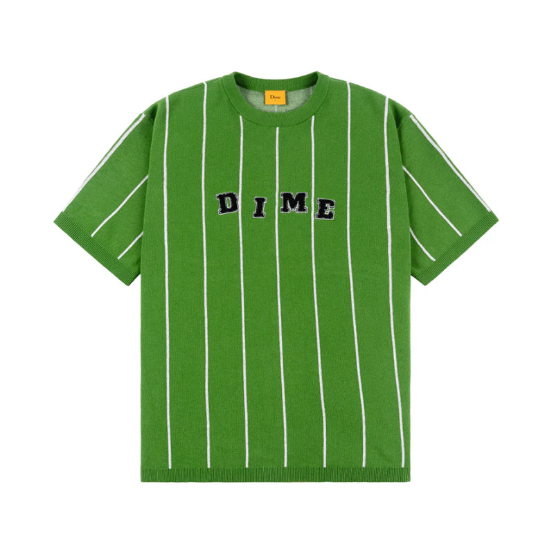 Dime MTL(ダイム)/ Striped SS Knit -2.COLOR-(GREEN)