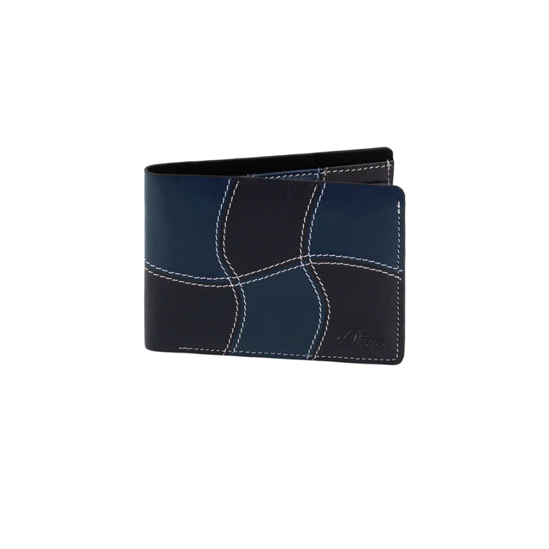 Dime MTL(ダイム)/ Wave Leather Wallet -3.color-(NAVY)