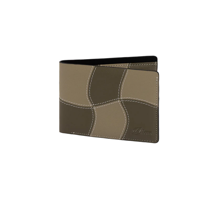 Dime MTL(ダイム)/ Wave Leather Wallet -3.color-(OLIVE)