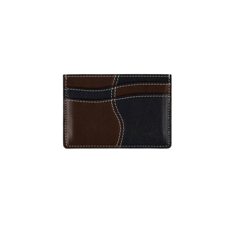 Dime MTL(ダイム)/ Wave Leather Cardholder -3.color-(BLACK)