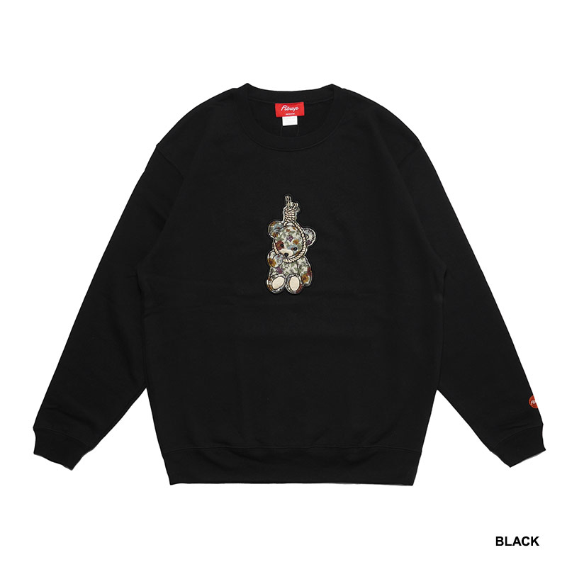 FLOWP(フロープ)/ FLOWER KUMA CREW SW -2COLOR-