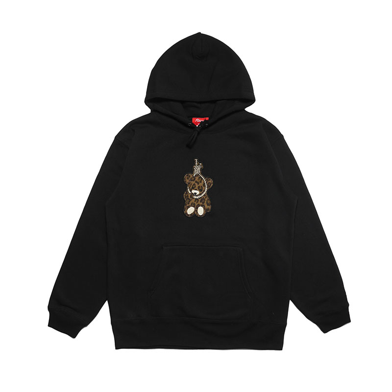 FLOWP(フロープ)/ LEOPARD KUMA HOOD SW -2COLOR-(BLACK)