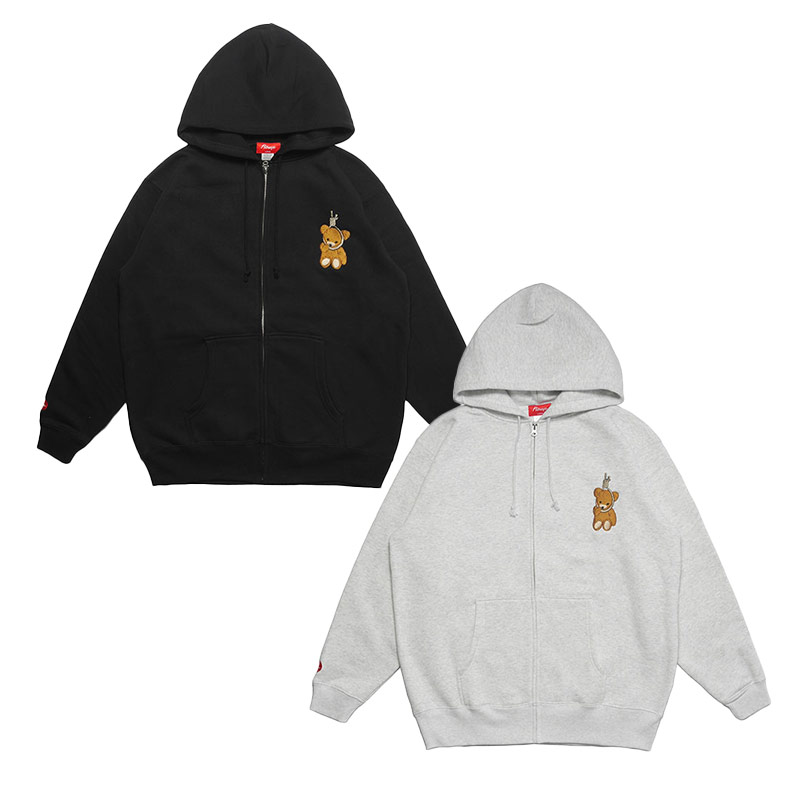 FLOWP(フロープ)/ KUMA ZIP HOOD -2COLOR-