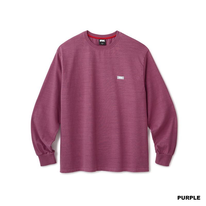 FTC(エフティーシー)/ PIGMENT DYED SMALL LOGO L/S TOP -3.COLOR-