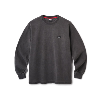 FTC(エフティーシー)/ PIGMENT DYED SMALL LOGO L/S TOP -3.COLOR-