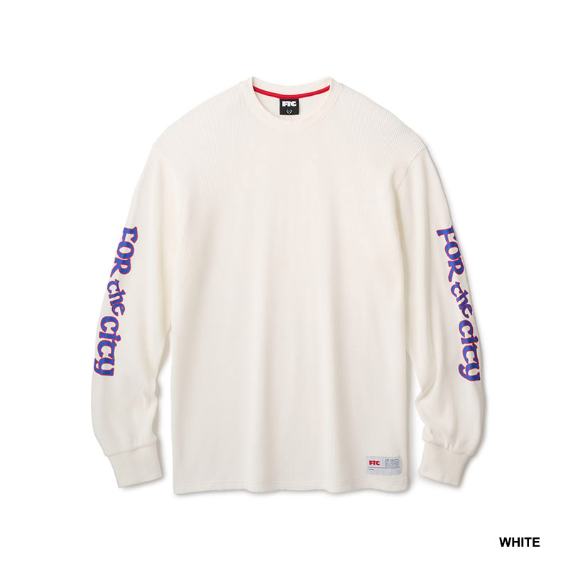 FTC(エフティーシー)/ SLEEVE LOGO WAFFLE THERMAL TOP -3.COLOR-