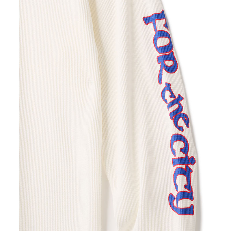 FTC(エフティーシー)/ SLEEVE LOGO WAFFLE THERMAL TOP -3.COLOR-