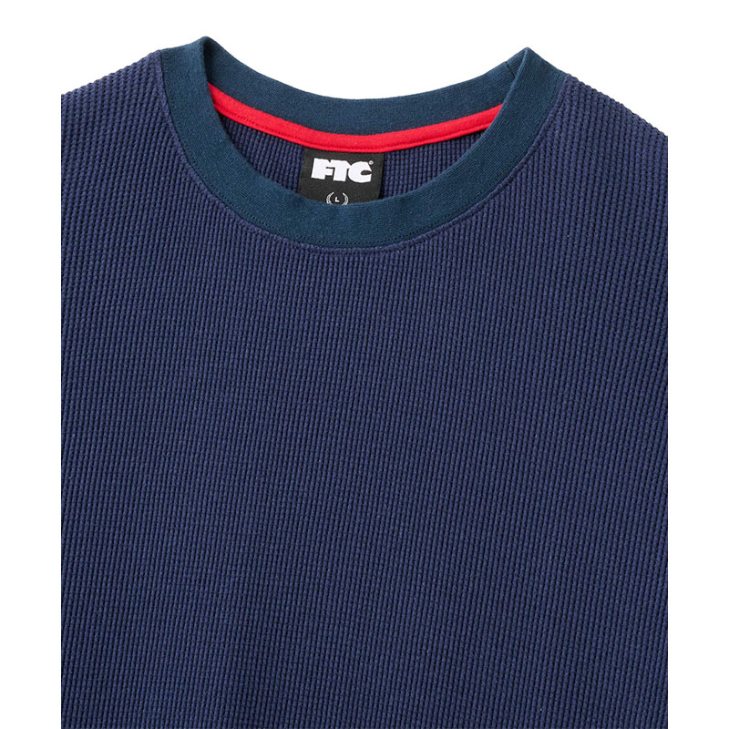 FTC(エフティーシー)/ SLEEVE LOGO WAFFLE THERMAL TOP -3.COLOR-