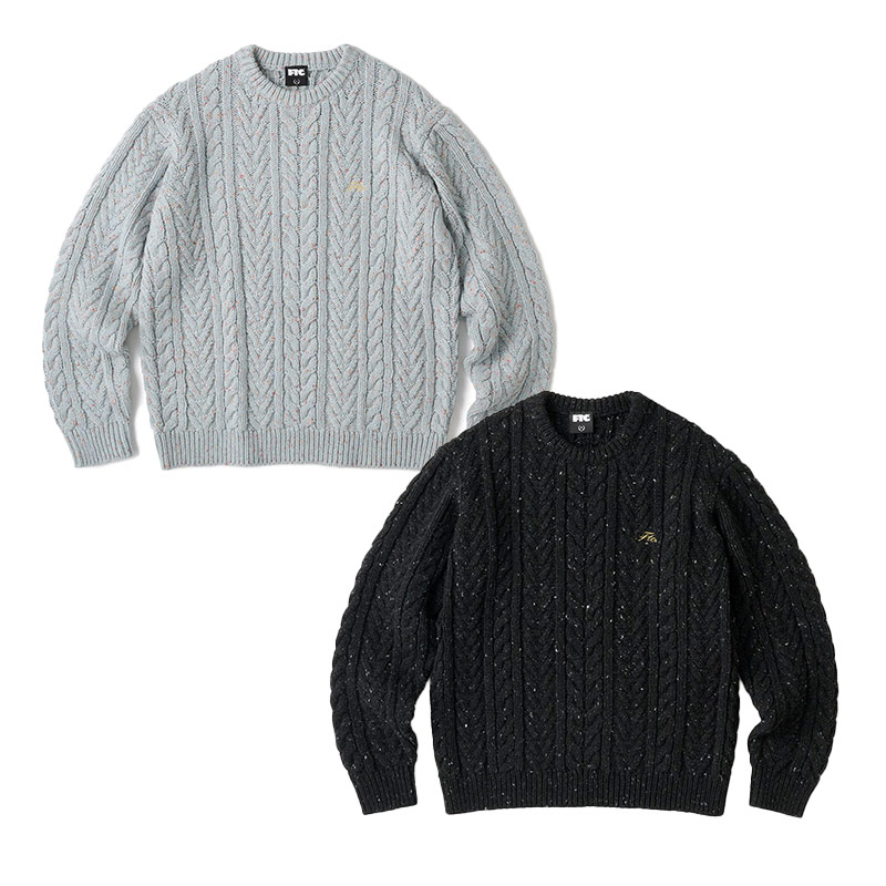 FTC(エフティーシー)/ CABLE KNIT SWEATER  -2.COLOR-