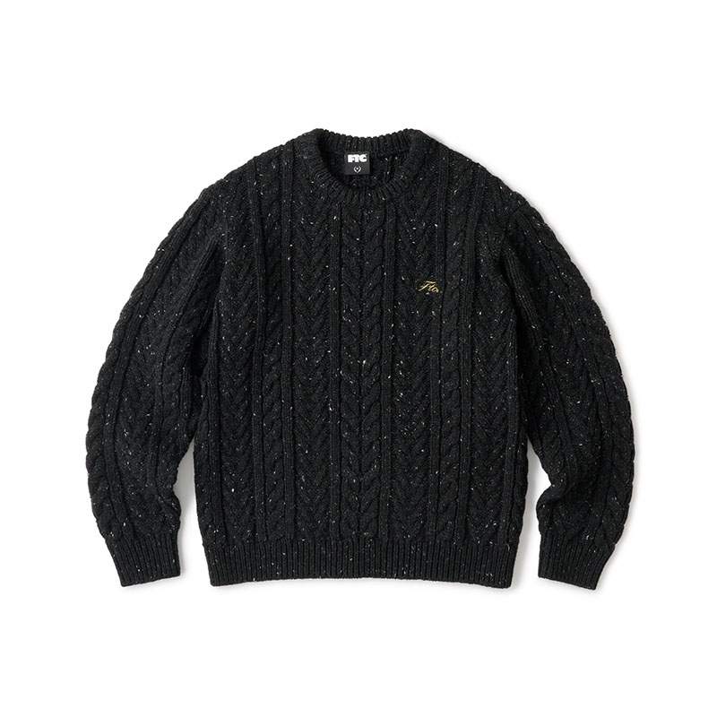 FTC(エフティーシー)/ CABLE KNIT SWEATER  -2.COLOR-(BLACK)