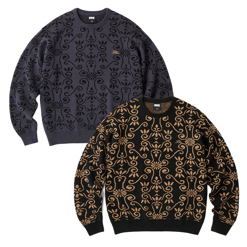 FTC(エフティーシー)/ ALLOVER JACQUARD SWEATER  -2.COLOR-