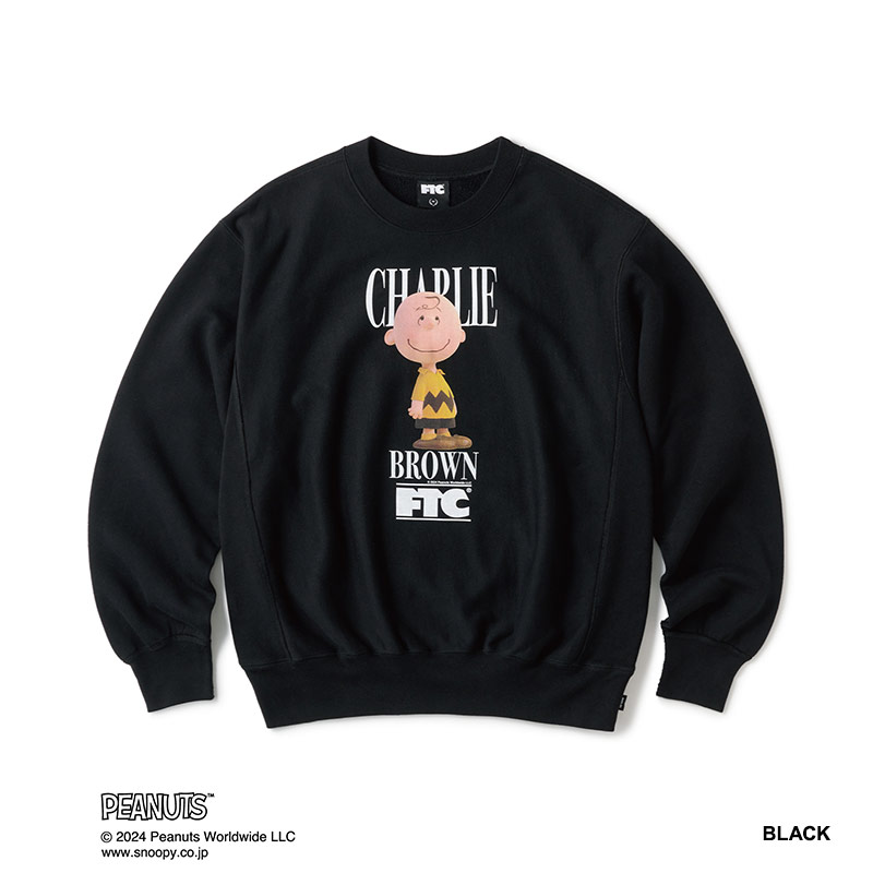 FTC(エフティーシー)/ "PEANUTS x FTC"  CHARLIE BROWN  / CREW NECK -3.COLOR-