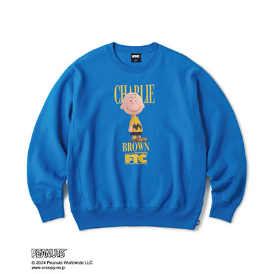 FTC(エフティーシー)/ "PEANUTS x FTC"  CHARLIE BROWN  / CREW NECK -3.COLOR-