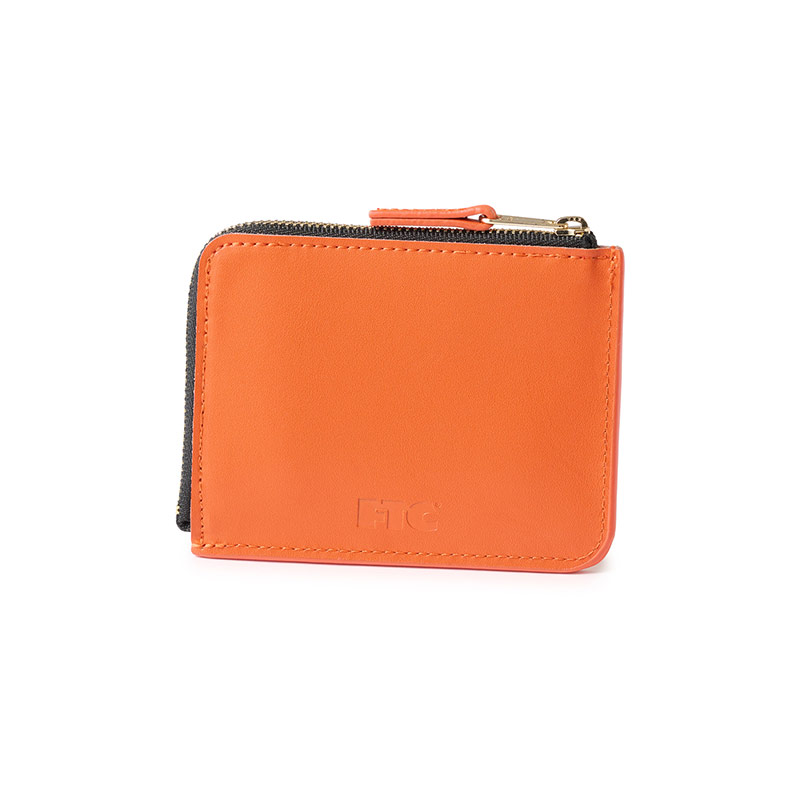 FTC(エフティーシー)/ LUXE LEAHER COMPACT WALLET -2.COLOR-(ORANGE)