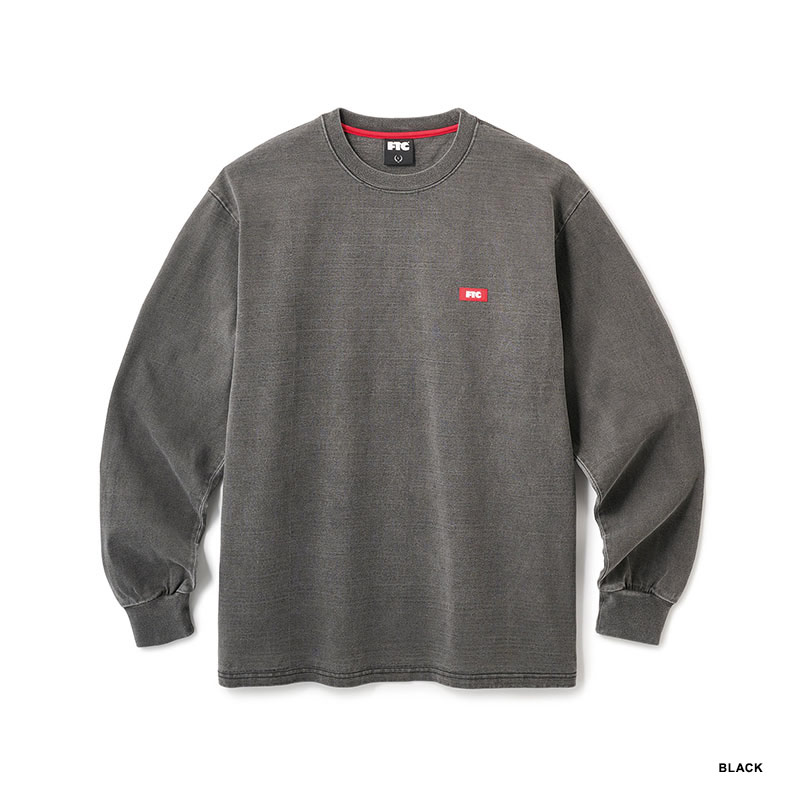 FTC(エフティーシー)/ PIGMENT DYED SMALL LOGO L/S TOP -3.COLOR-