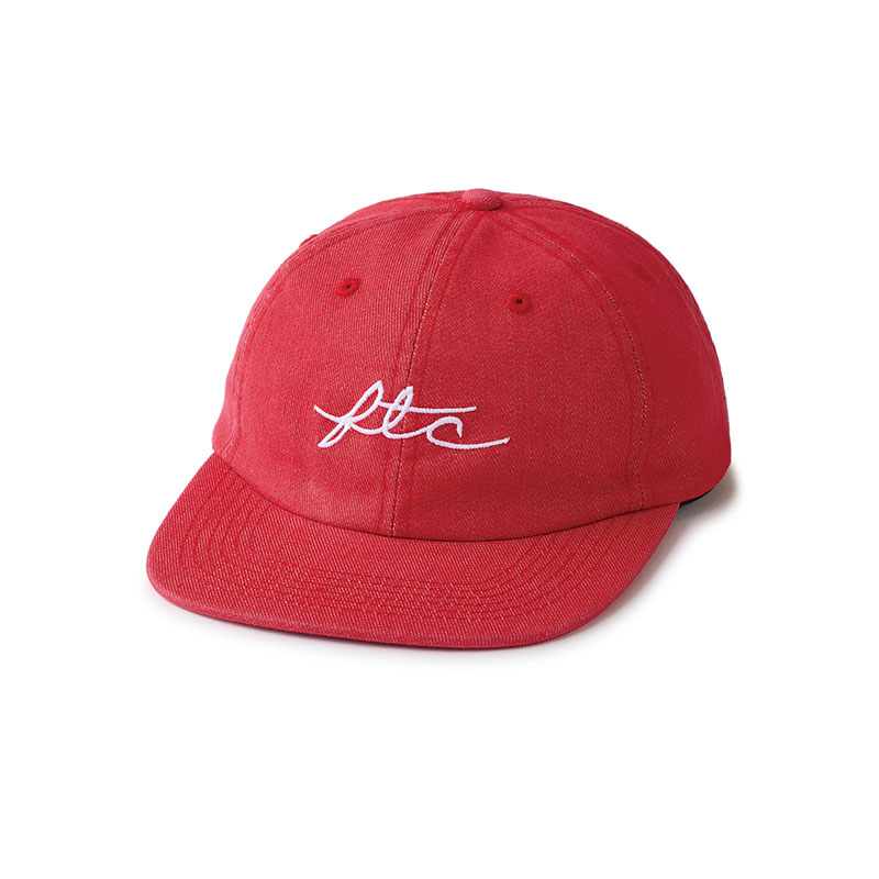 FTC(エフティーシー)/ WASHED DENIM 6 PANEL -3.COLOR-(RED)