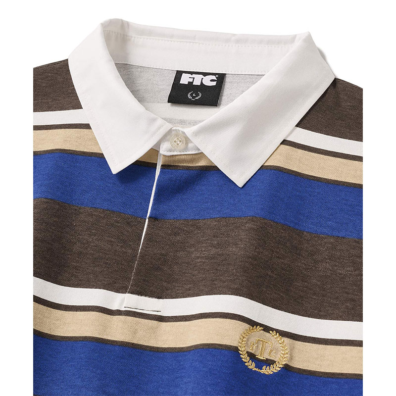 FTC(エフティーシー)/ PRINTED STRIPE RUGBY SHIRT -3.COLOR-