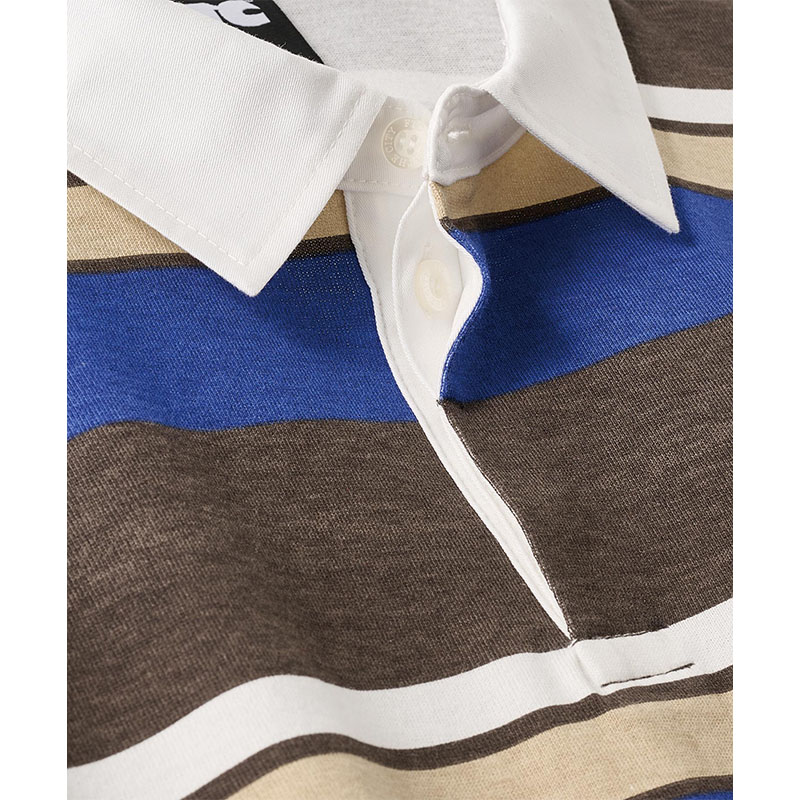 FTC(エフティーシー)/ PRINTED STRIPE RUGBY SHIRT -3.COLOR-