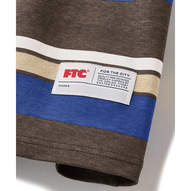FTC(エフティーシー)/ PRINTED STRIPE RUGBY SHIRT -3.COLOR-