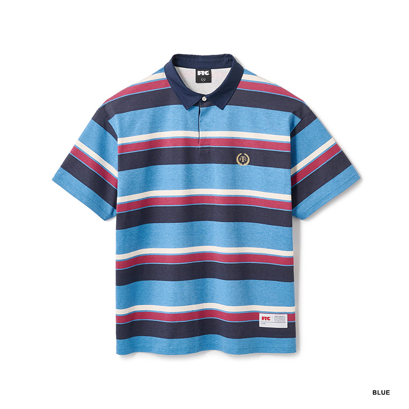FTC(エフティーシー)/ PRINTED STRIPE RUGBY SHIRT -3.COLOR-