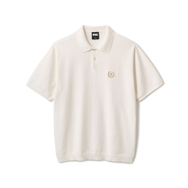 FTC(エフティーシー)/ KNIT POLO -2.COLOR-(WHITE)