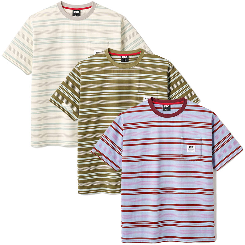 FTC(エフティーシー)/ POCKET STRIPE TEE -3.COLOR-