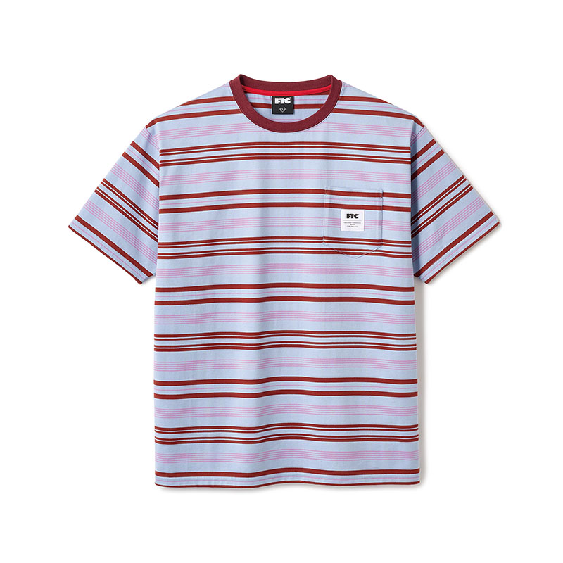 FTC(エフティーシー)/ POCKET STRIPE TEE -3.COLOR-(PURPLE)