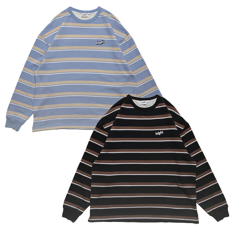 HAIGHT(ヘイト)/ BORDER SWEAT -2COLOR-