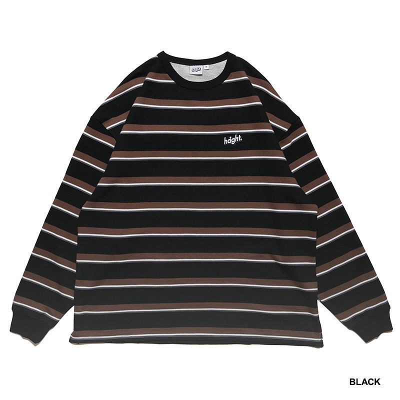 HAIGHT(ヘイト)/ BORDER SWEAT -2COLOR-