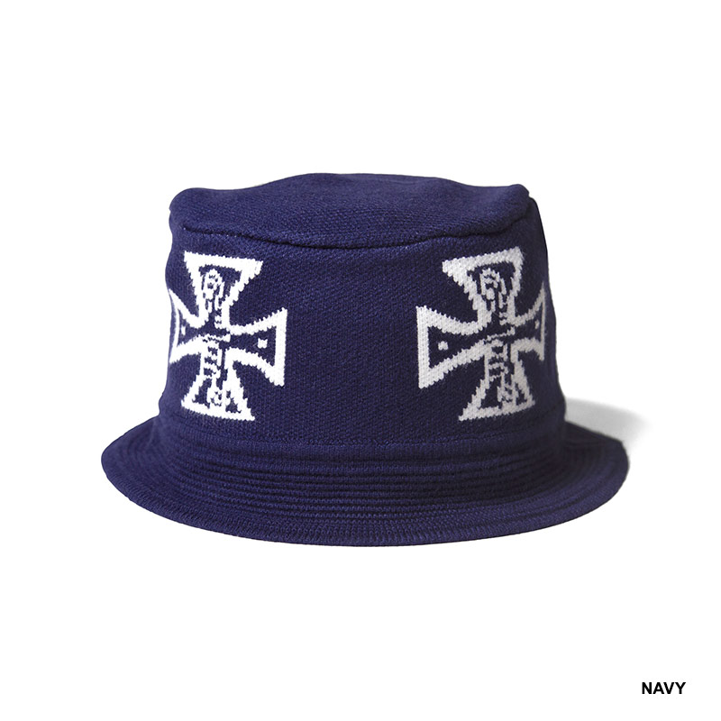 HAIGHT(ヘイト)/ GOOD BAD CROSS KNIT HAT -2COLOR-