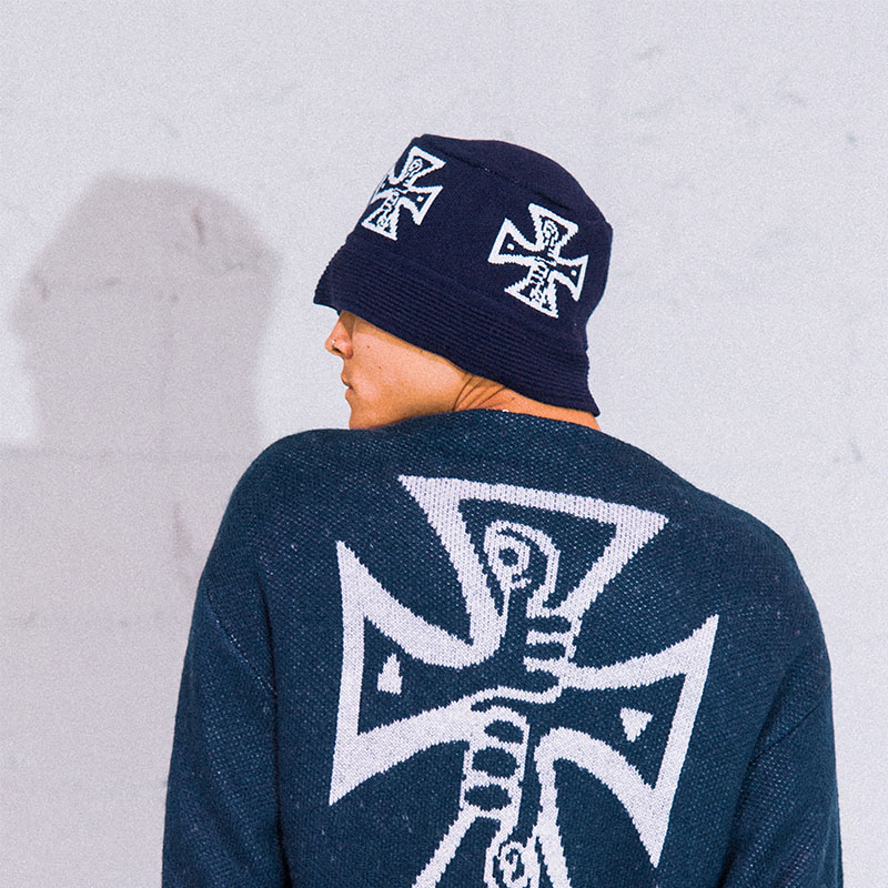 HAIGHT(ヘイト)/ GOOD BAD CROSS KNIT HAT -2COLOR-