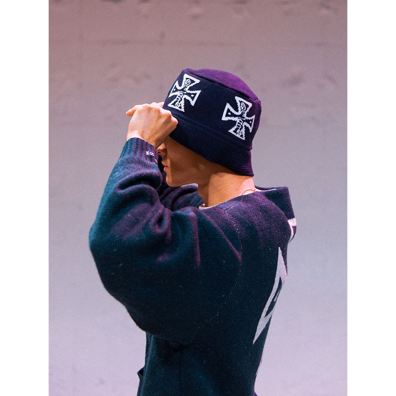 HAIGHT(ヘイト)/ GOOD BAD CROSS KNIT HAT -2COLOR- | E.S.P.