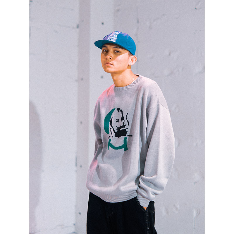 HAIGHT(ヘイト)/ ZZ UNCLE SWEATER -GRAY-