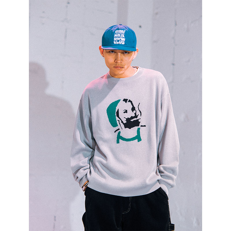 HAIGHT(ヘイト)/ ZZ UNCLE SWEATER -GRAY-
