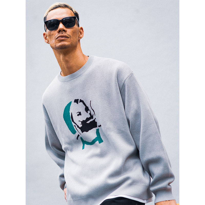 HAIGHT(ヘイト)/ ZZ UNCLE SWEATER -GRAY-