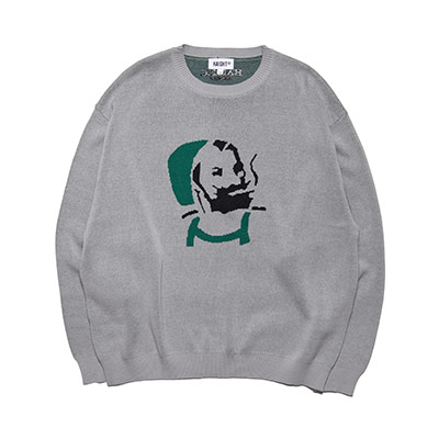 HAIGHT(ヘイト)/ ZZ UNCLE SWEATER -GRAY-