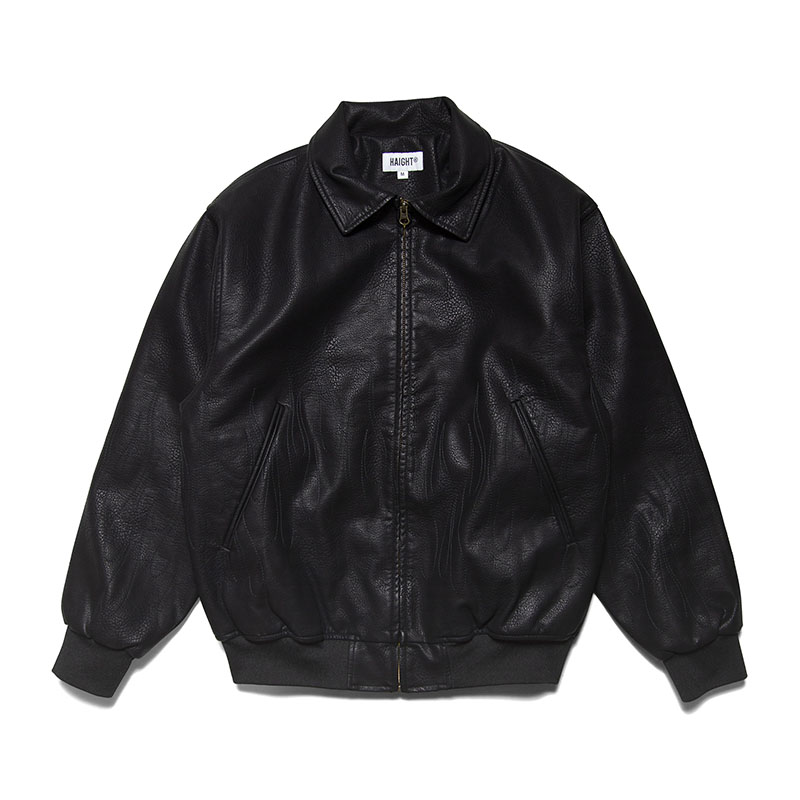 HAIGHT(ヘイト)/ PU LEATHER JACKET -BLACK-