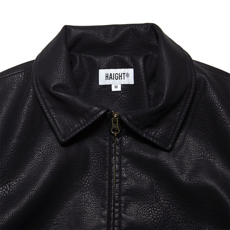 HAIGHT(ヘイト)/ PU LEATHER JACKET -BLACK-