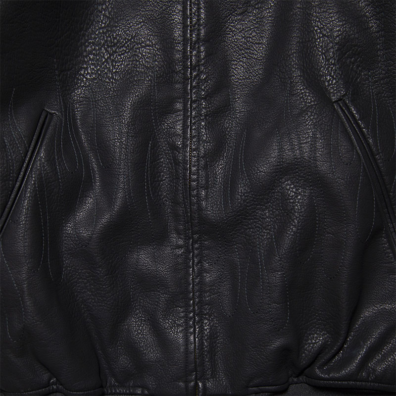 HAIGHT(ヘイト)/ PU LEATHER JACKET -BLACK-