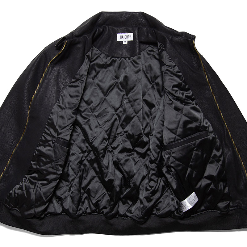 HAIGHT(ヘイト)/ PU LEATHER JACKET -BLACK-